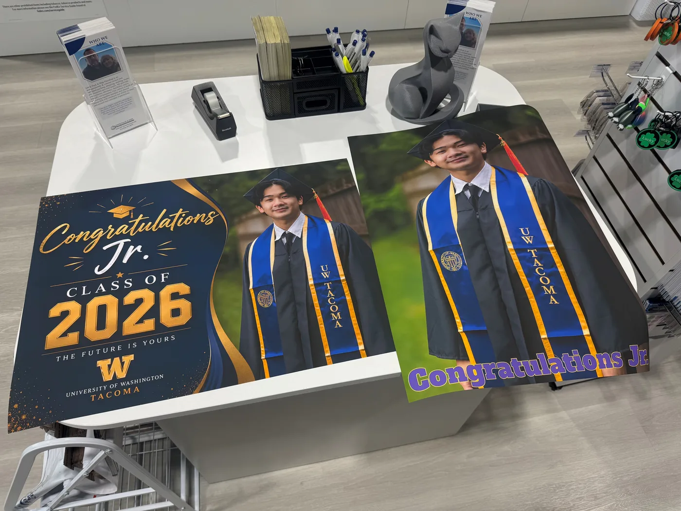 Custom large-format banner example