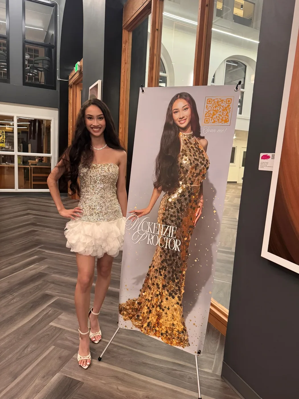 Custom large-format banner example
