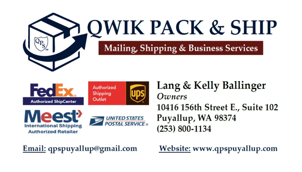 Business card printing example